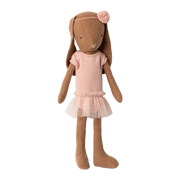Bunny size 1 chocolate brown / ballet dress & skirt pink