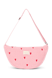 Teddy Belt Bag for Adults Light Pink Hearts