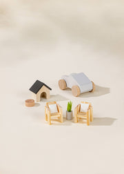 Outdoor Furniture for Dollhouse (8 pcs.)