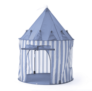 Play tent stripes blue