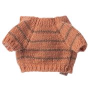 Knitted sweater for puppy Coral