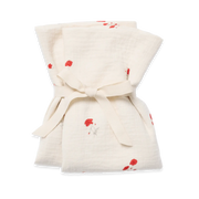 2-pack muslin blanket small Poppy