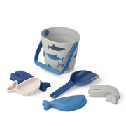 Gilma sand toy set Shark / Dove Blue