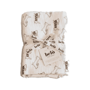 Muslin Swaddle Sausage Dog