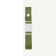 Chest strap tickling grass