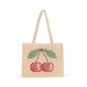 Handbag Perla Cherry