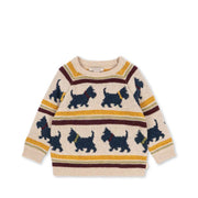 Knitted sweater Belou Piccolo Scottie