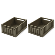 2-Pack Storage Box Weston "S" Army Brown