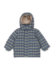 Magnum Down Jacket Laurel Blue Check