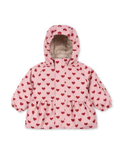 Mismou Ruffle Winter Jacket Amour Pink