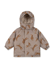 Mismou ruffle winter jacket Tiger Oak