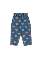 Magot ruffled jeans trousers Bon Coeur Coloré