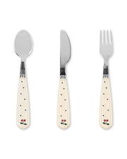Children's cutlery set Navy Dot