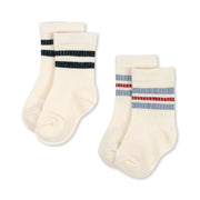 2-Pack Act Socks Optic White