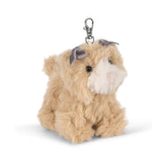 Beige cat keychain