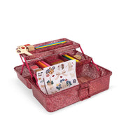 Painting & Craft Case Glitter Rose