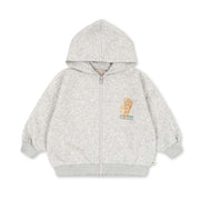Sweat Zip Hoodie Lou Grey Melange