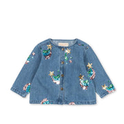 Sequined denim jacket Magot Rainbow Star
