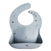 Silicone bib Cars