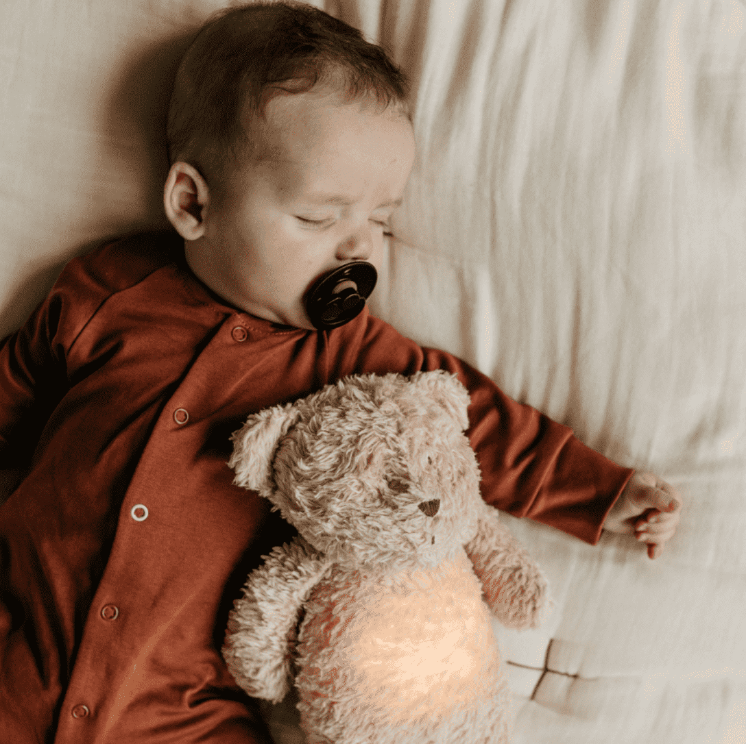Schmusetuch und Kuscheltier als Geschenk zur Geburt