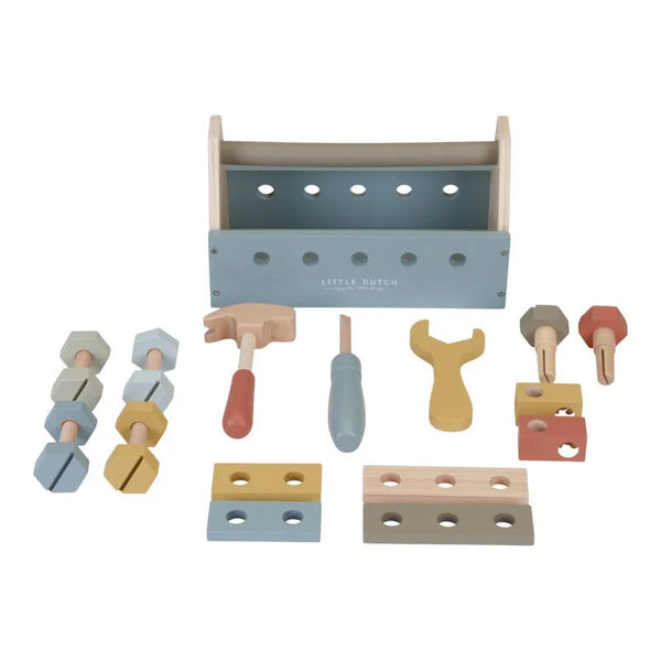 FSC wooden toy toolbox 
