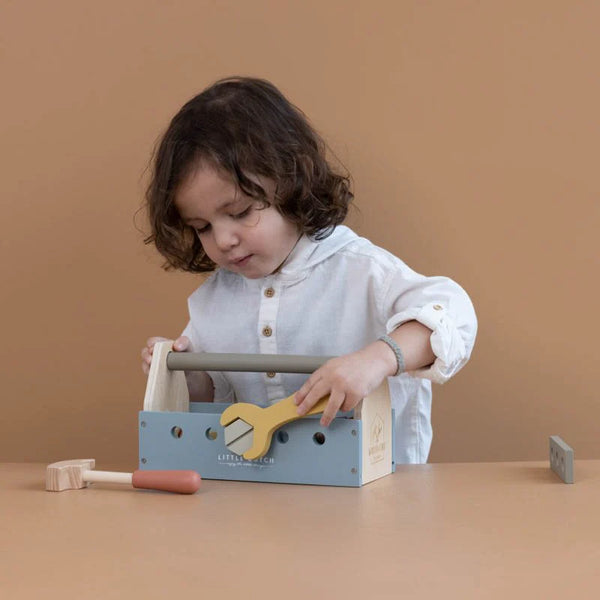 FSC wooden toy toolbox 