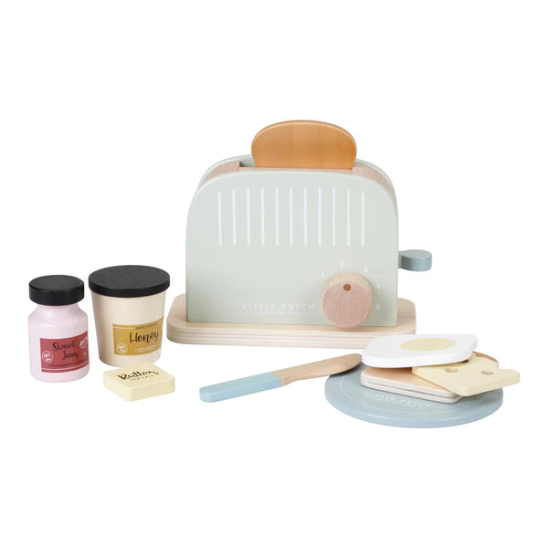 FSC wooden toaster set