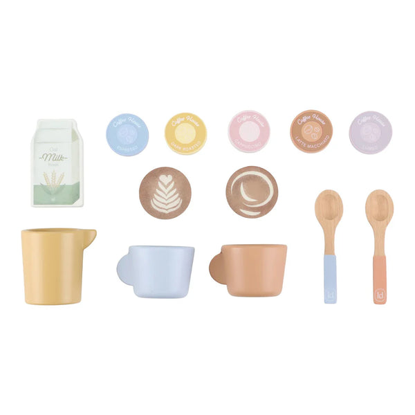 Kaffeemaschinen-Set aus Holz FSC