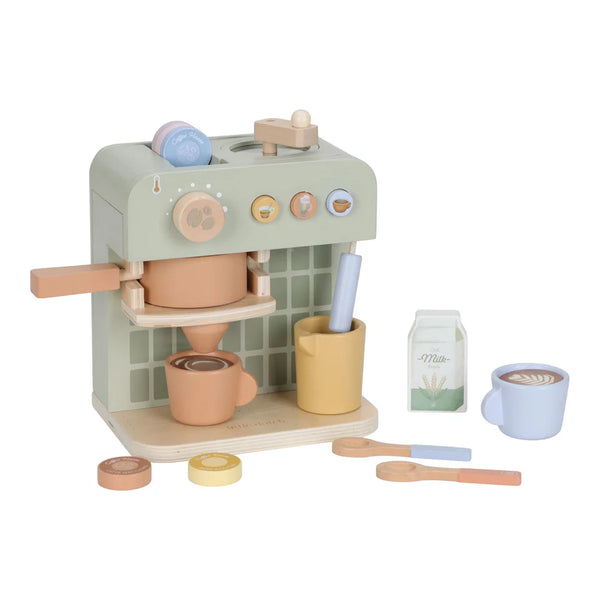 Kaffeemaschinen-Set aus Holz FSC