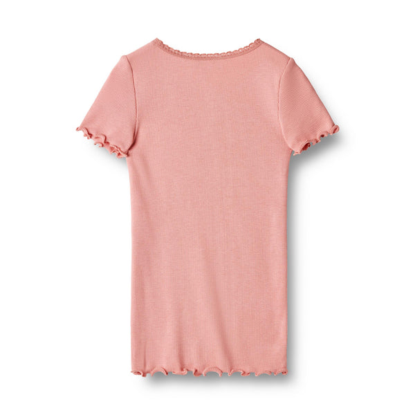 Katie Rosette ribbed t-shirt