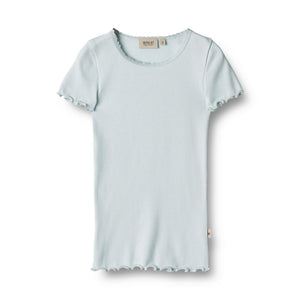 Wheat Main Geripptes T-Shirt Katie Light Blue | T-Shirts | Beluga Kids