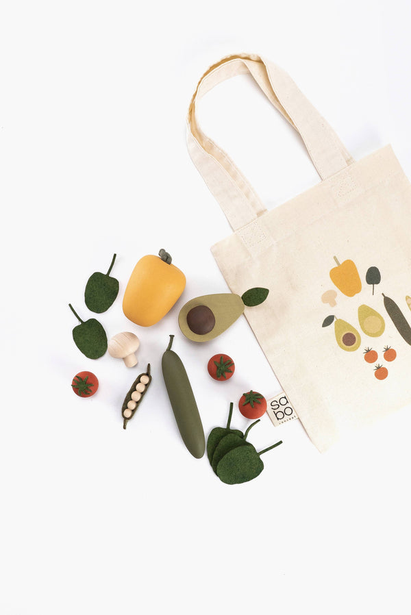 Wooden Salad Toy Set