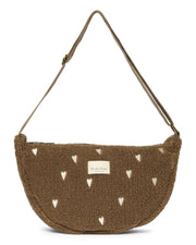 Brown Teddy Hearts fanny pack for adults