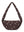 Puffy Mini Cross Body Bag Brown Hearts