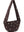 Puffy Mini Cross Body Bag Brown Hearts