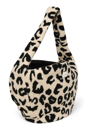 Studio Noos Teddy-Fleece Tasche Holy Cow von vorne