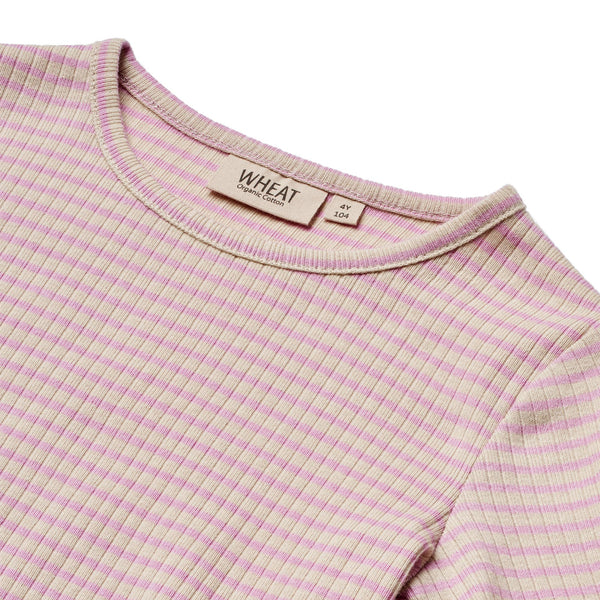 Long sleeve shirt Britt Pink Lilac Stripes