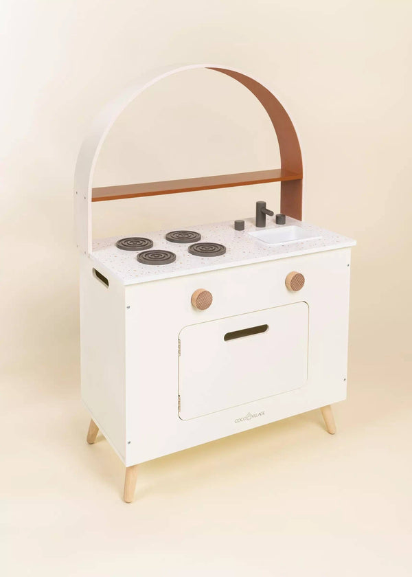 wooden play kitchen