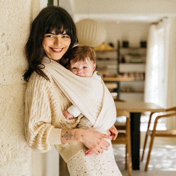 Knotless Baby Carrier Stripes Nude
