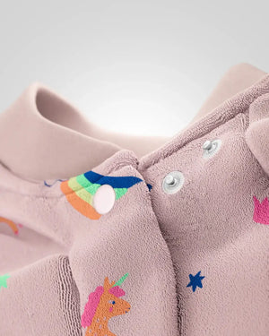 Little Casimir Boo Frottee-Lätzchen Rainbow Dreams – Detail