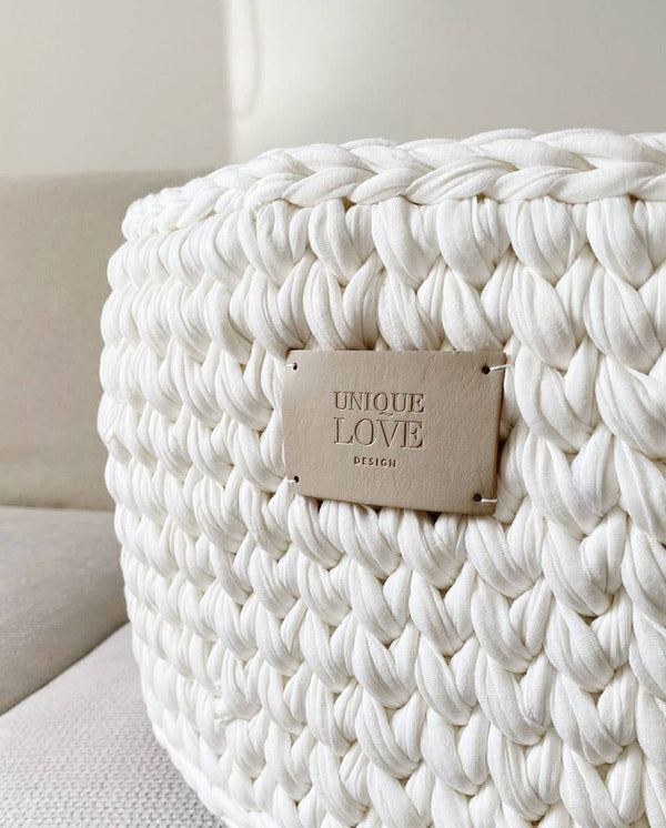 baby basket white cloud