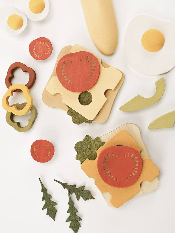 Wooden Breakfast Toy Set