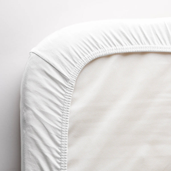 Jersey fitted sheet junior white 