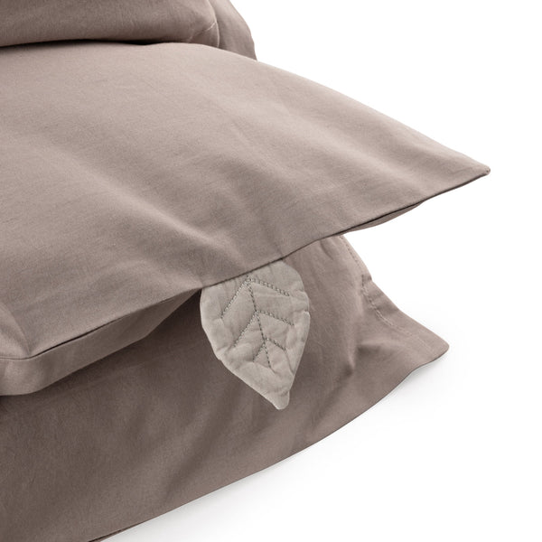 Percale bed linen Jetty Beige