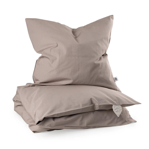 Percale bed linen Jetty Beige