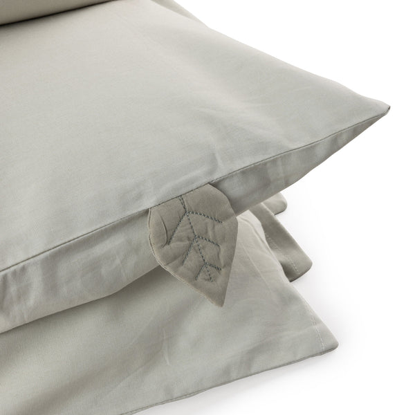 Percale bed linen Mist Green