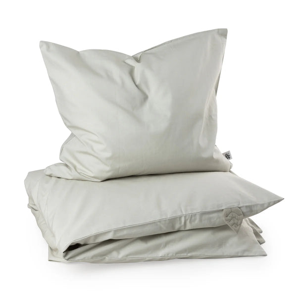 Percale bed linen Mist Green
