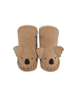 Donsje Kapi Classic Boots Koala mit Kunstpelzfutter