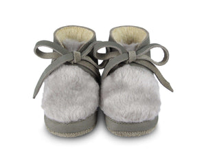 Sohle der handgemachten, fair gehandelten Felinci Babyschuhe von Donsje