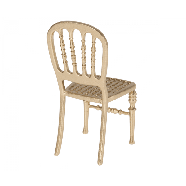 Chaise vintage souris dorée 